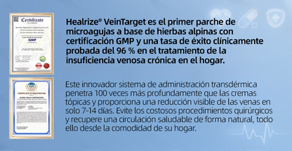 𝗛𝗲𝗮𝗹𝗿𝗶𝘇𝗲® 𝗣𝗮𝗿𝗰𝗵𝗲 𝗠𝗶𝗰𝗿𝗼𝗻𝗲𝗲𝗱𝗹𝗲 𝗩𝗲𝗶𝗻𝗧𝗮𝗿𝗴𝗲𝘁 𝗔𝗹𝗶𝘃𝗶𝗼 𝗜𝗻𝘀𝘁𝗮𝗻𝘁𝗮́𝗻𝗲𝗼, 𝗥𝗲𝘀𝘂𝗹𝘁𝗮𝗱𝗼𝘀 𝗮 𝗟𝗮𝗿𝗴𝗼 𝗣𝗹𝗮𝘇𝗼🌾🥬🇪🇸