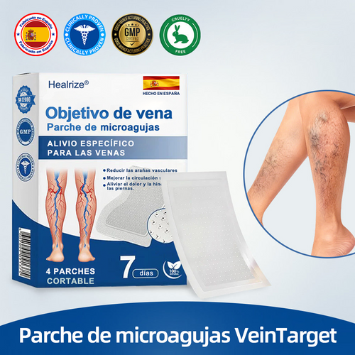 🇪🇸👨‍⚕️👍✅Healrize® Parche Microneedle VeinTarget🛡️Alivio Instantáneo, Resultados a Largo Plazo🛡️