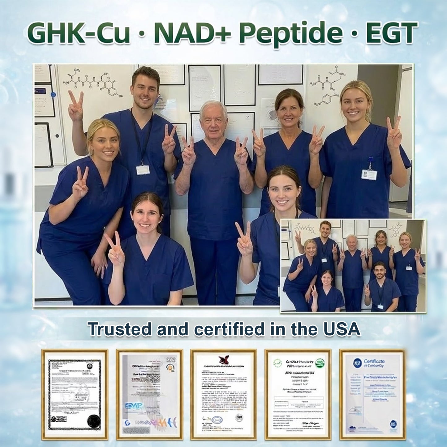 Official Store |🐳Awzlove® GHK-Cu · NAD+ Peptide · EGT 10-in-1 Bio-Hacking Ultimate Ampoule | for Cellular Repair & Skin Longevity,From Acne & Redness to Deep Wrinkles & Laxity (Visible Results in 7 Days)