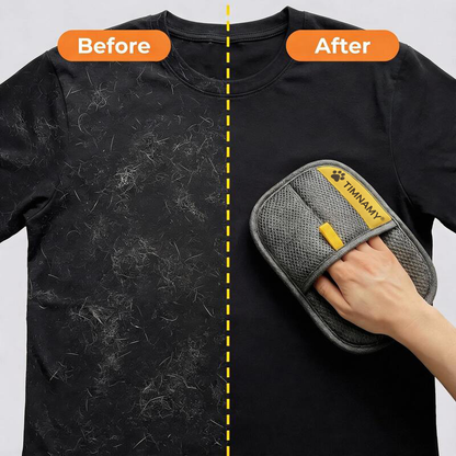 TIMNAMY®🌿 Electrostatic Pet Hair Removal Glove – Lifts Embedded Fur in Seconds, Reusable & Washable, Works on Sofas, Clothes & Cars