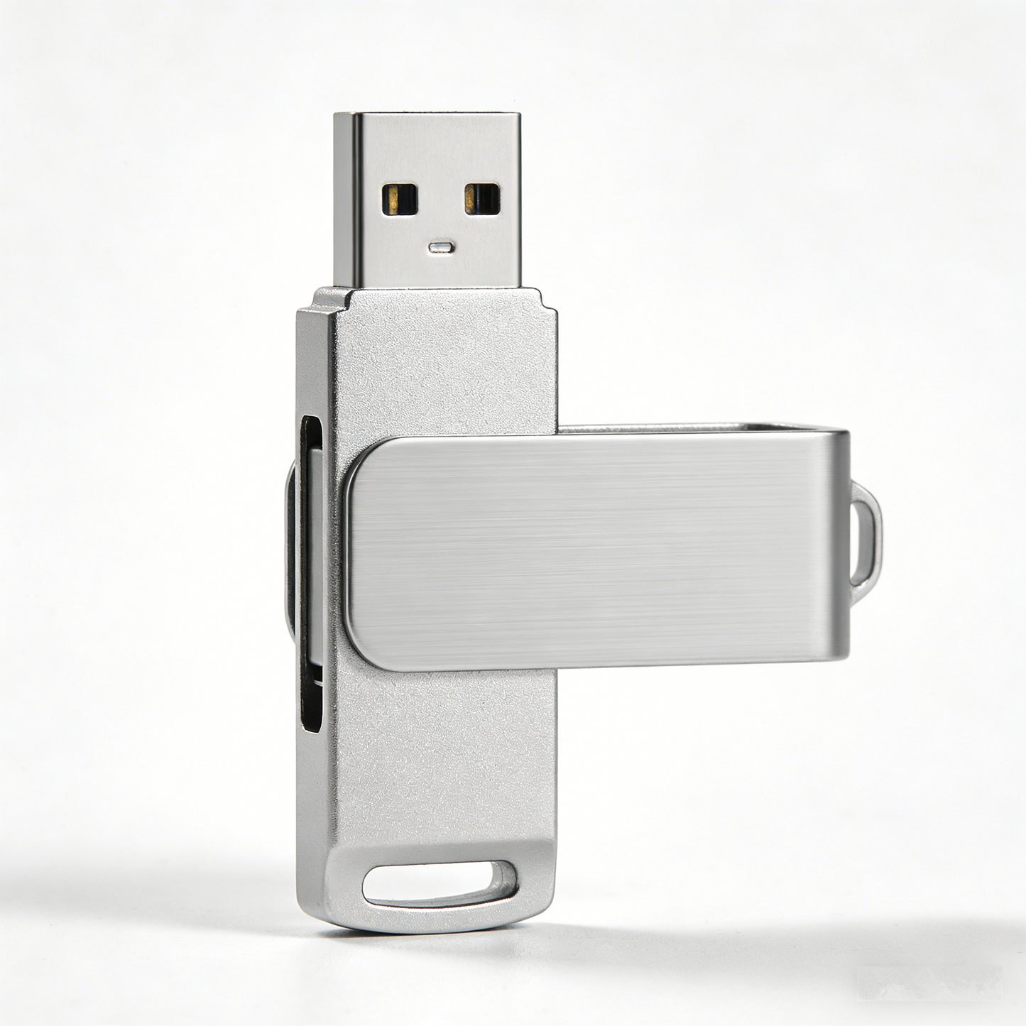 Rotacore Metal Swivel USB Drive: The Brushed Aluminum Portable Storage