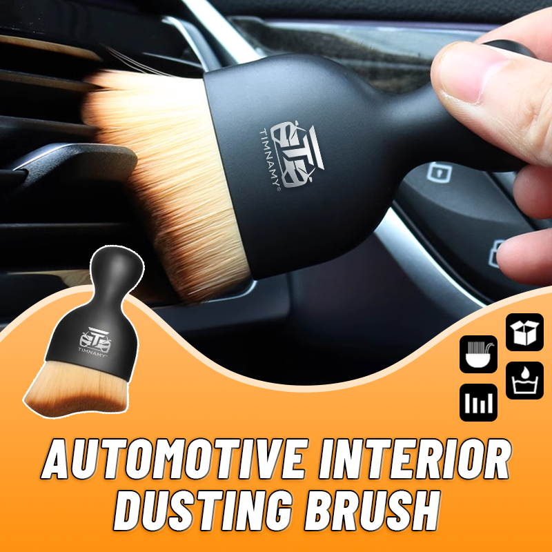 Woyuosn Soft Bristles Interior Duster🐳 – Dual Use for Wet & Dry Cleaning