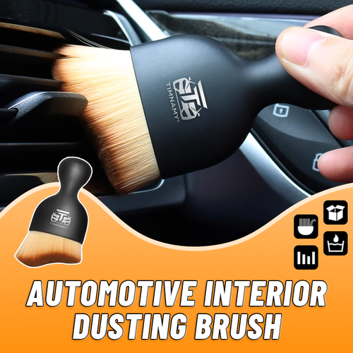 Woyuosn Soft Bristles Interior Duster🐳 – Dual Use for Wet & Dry Cleaning